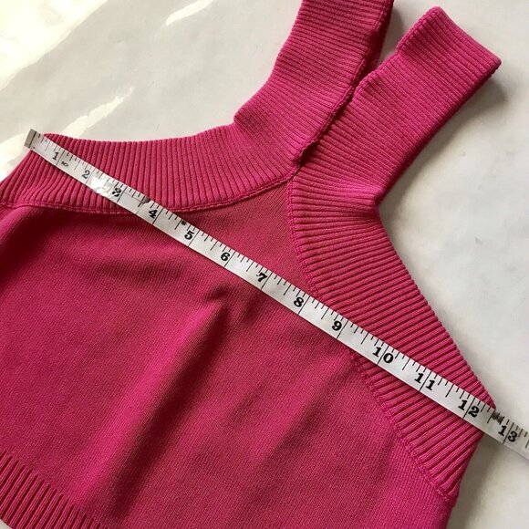 Salant Knitted Hot Pink Top Size Small - Picture 5 of 7